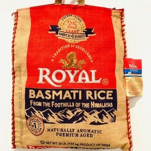 Upcycle Basmati Rice Bag Chic Rustic